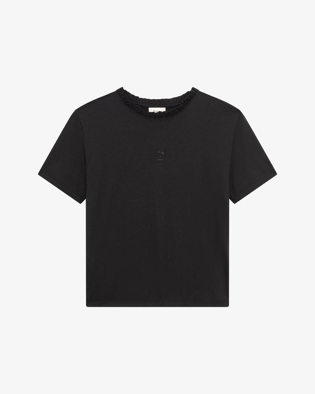 Tee col volanté