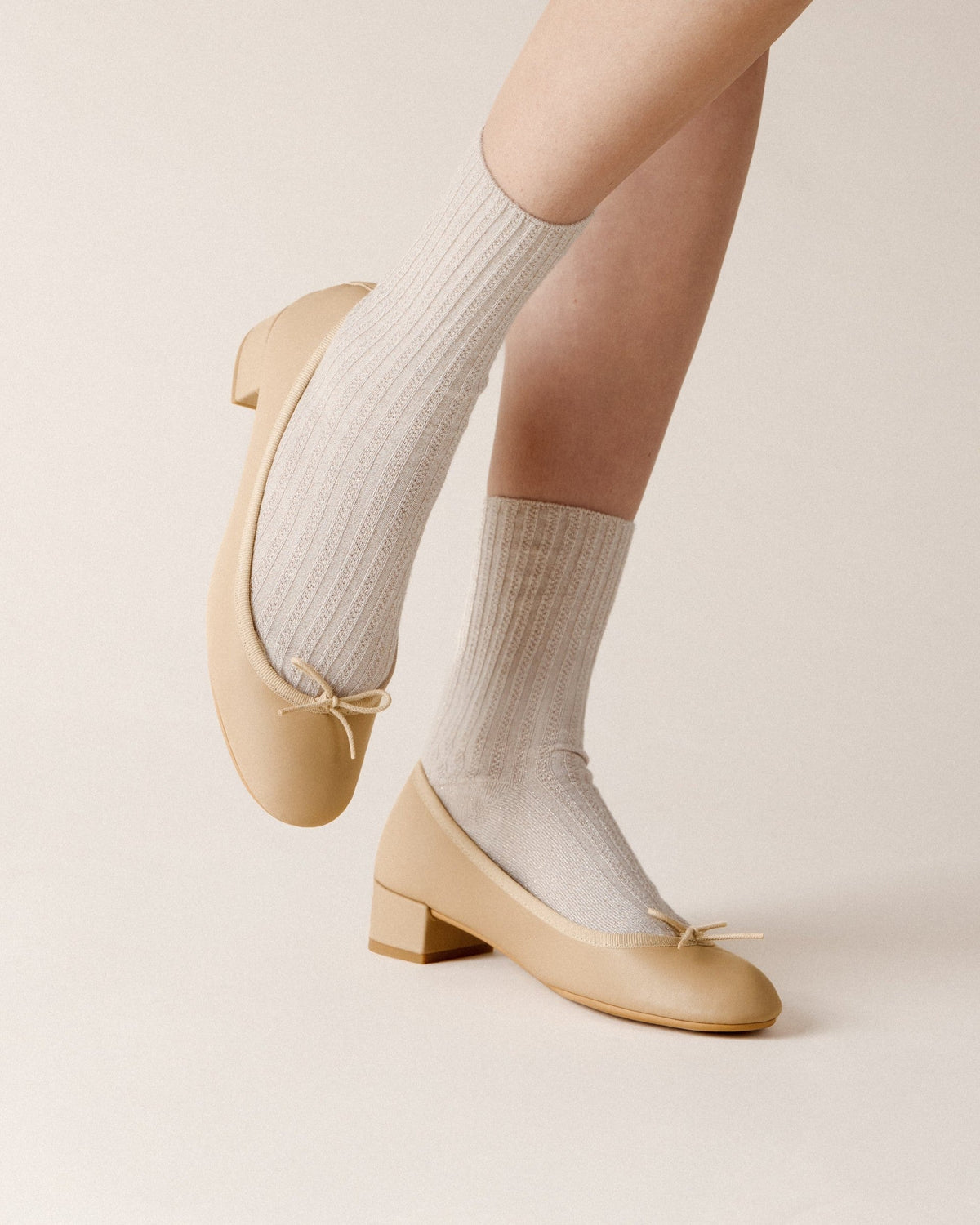 Ballerines Camille - semelle gomme