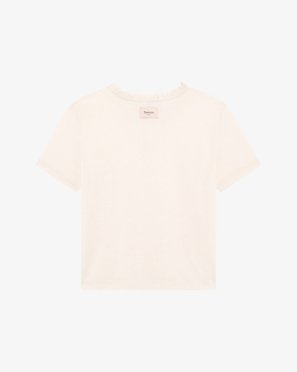 Tee col volanté