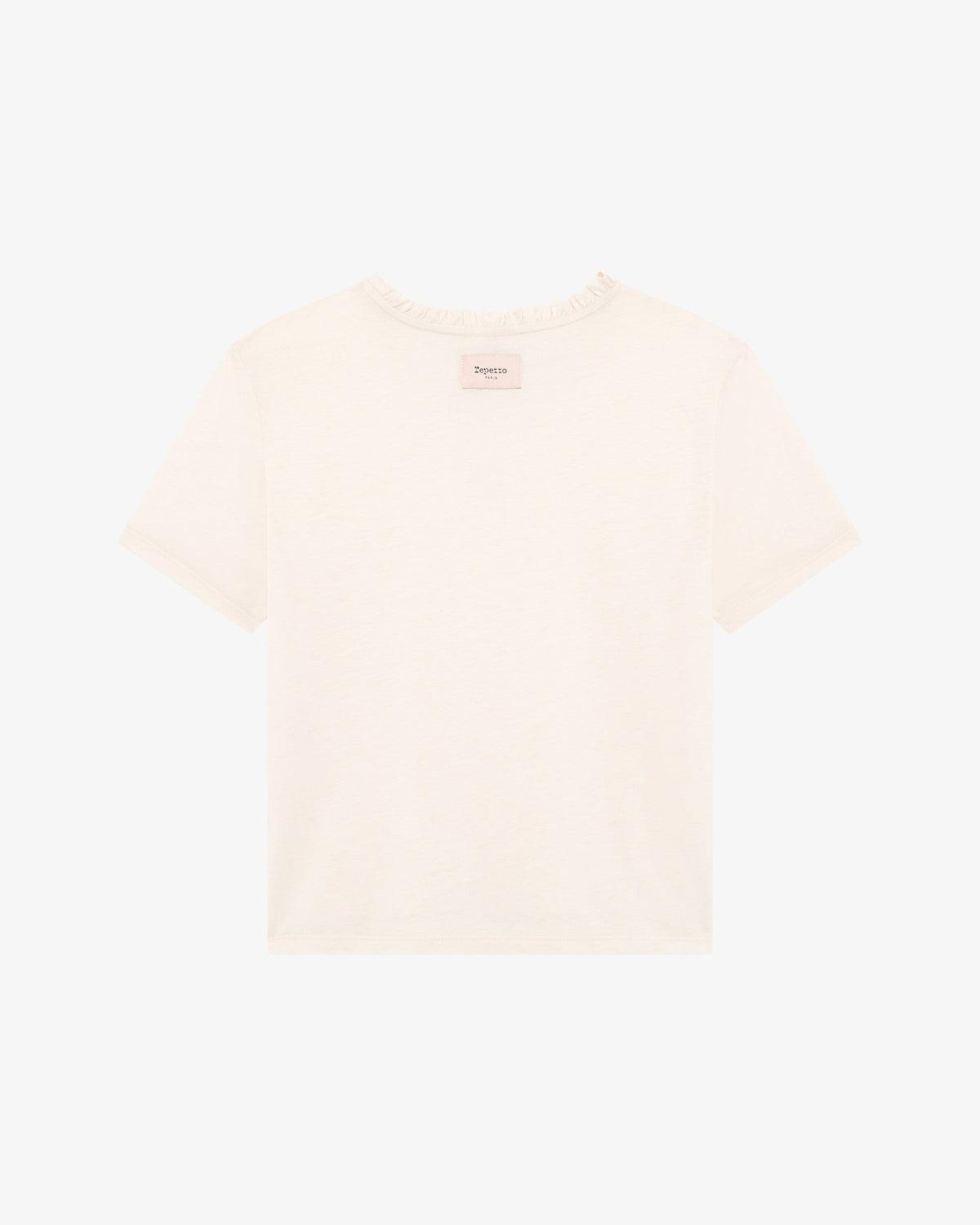Tee col volanté