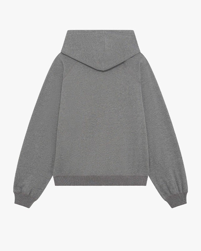 Hoodie zippé Satin signature