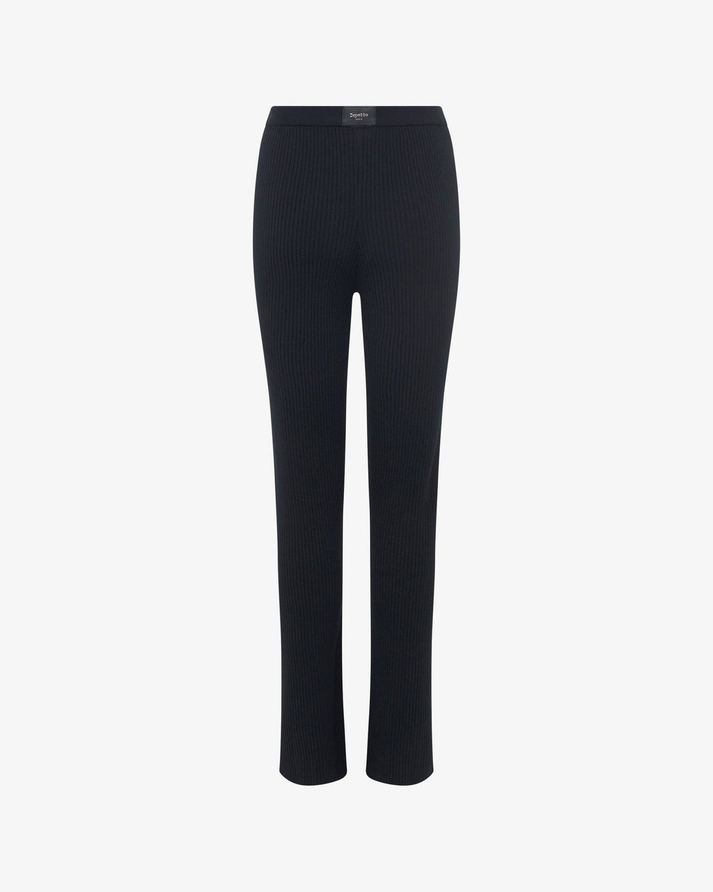 Pantalon en maille côtelée