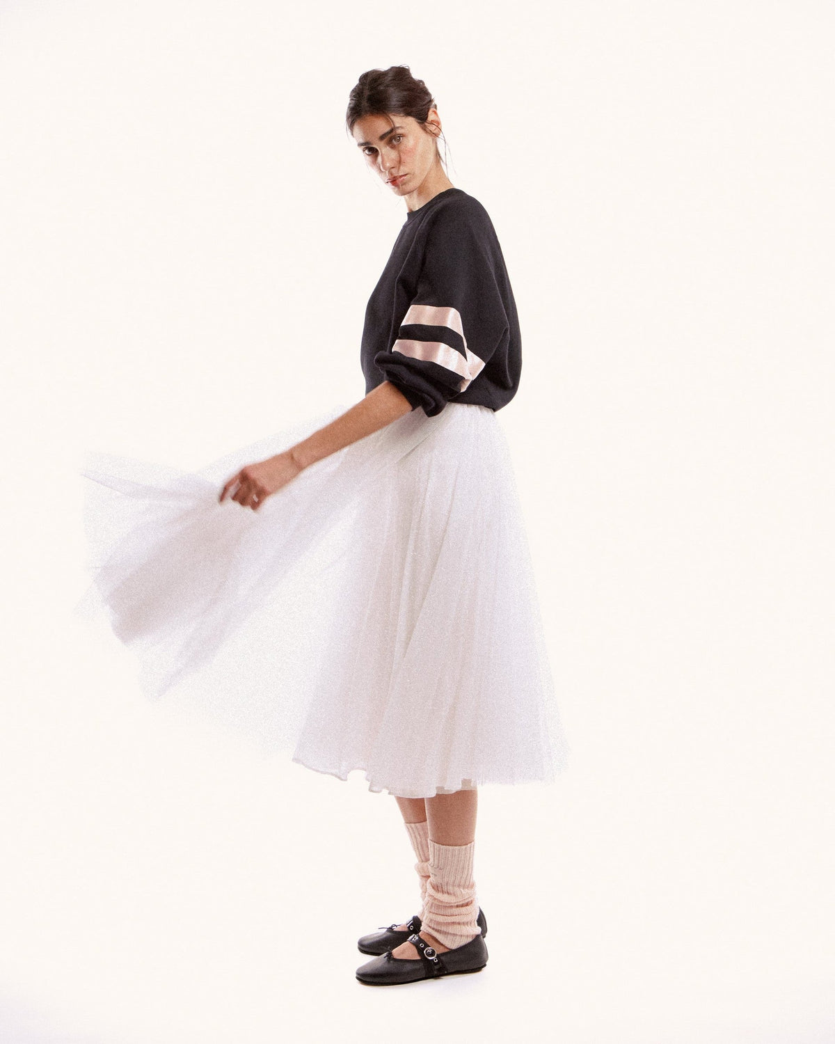 Jupon tutu long pailleté