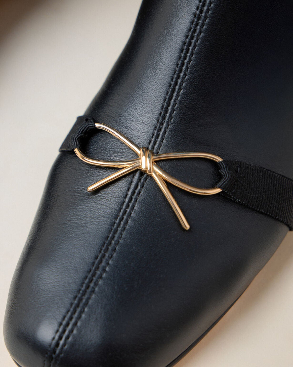 Bottines Phoebe - nœud métal plate