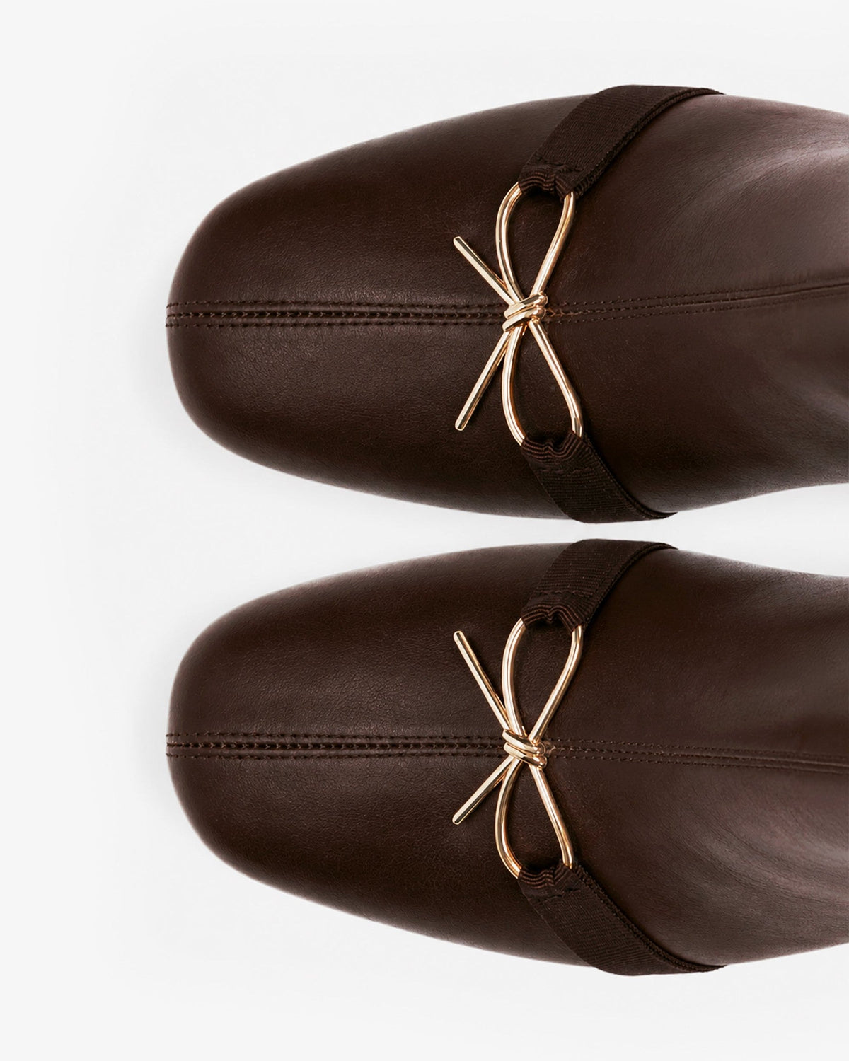 Bottines Phoebe - nœud métal plate