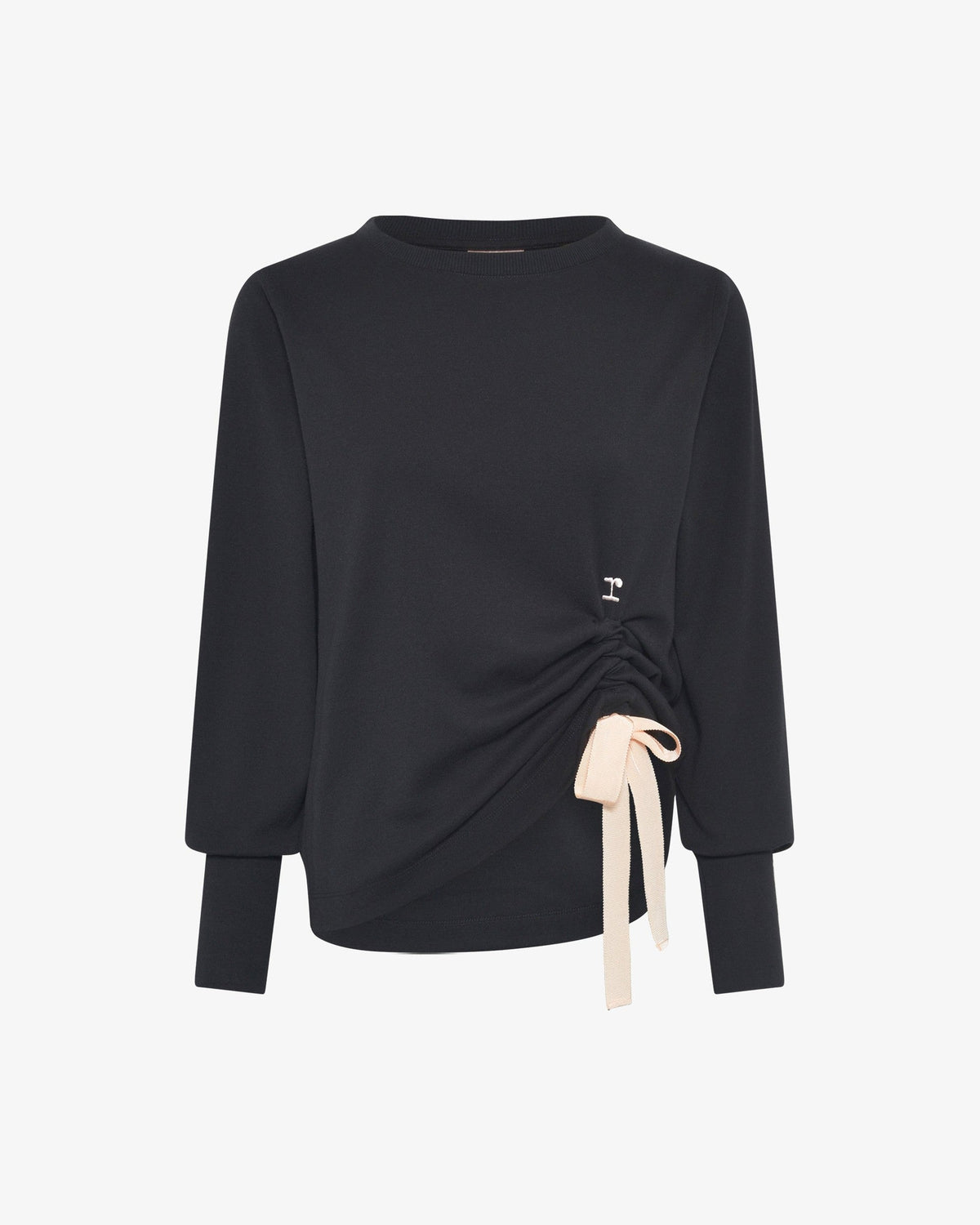 Sweatshirt nœud côté