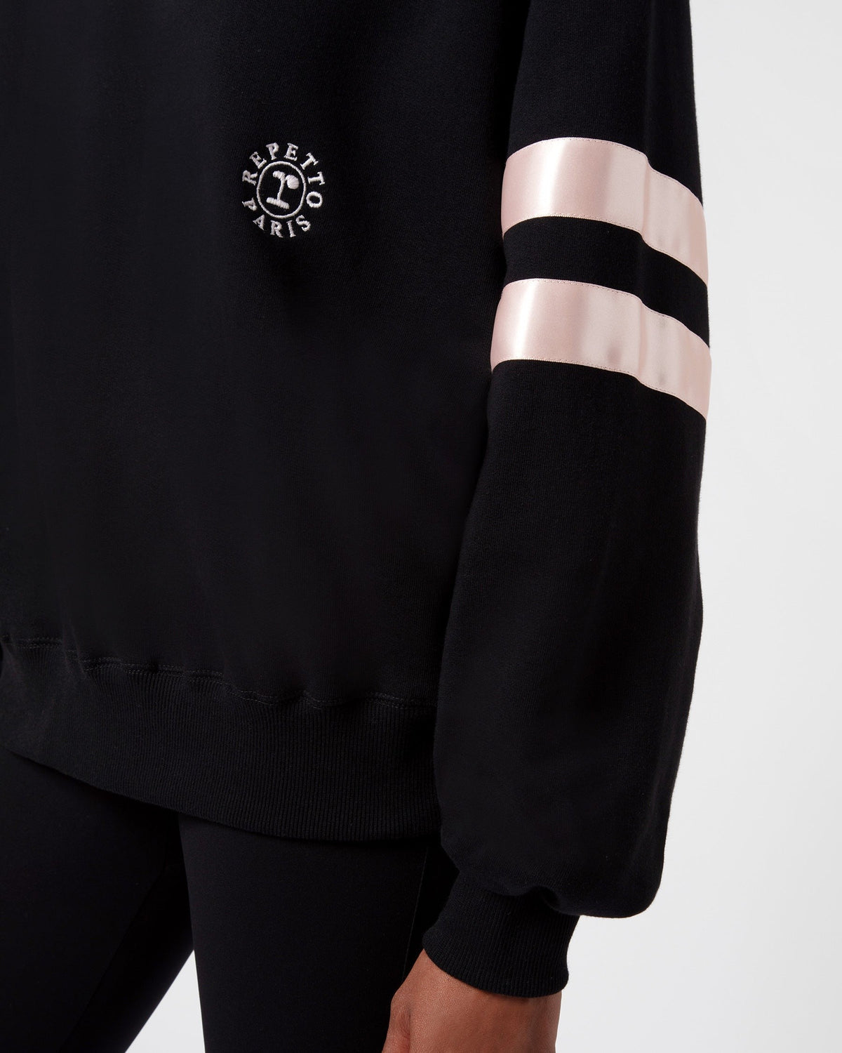 Sweat oversize Satin signature