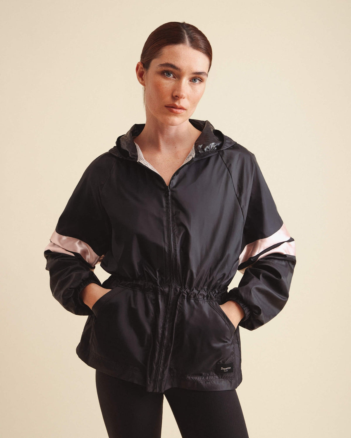 Veste coupe-vent Satin signature