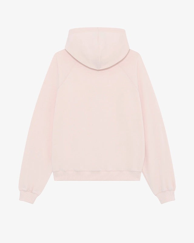 Hoodie zippé Satin signature