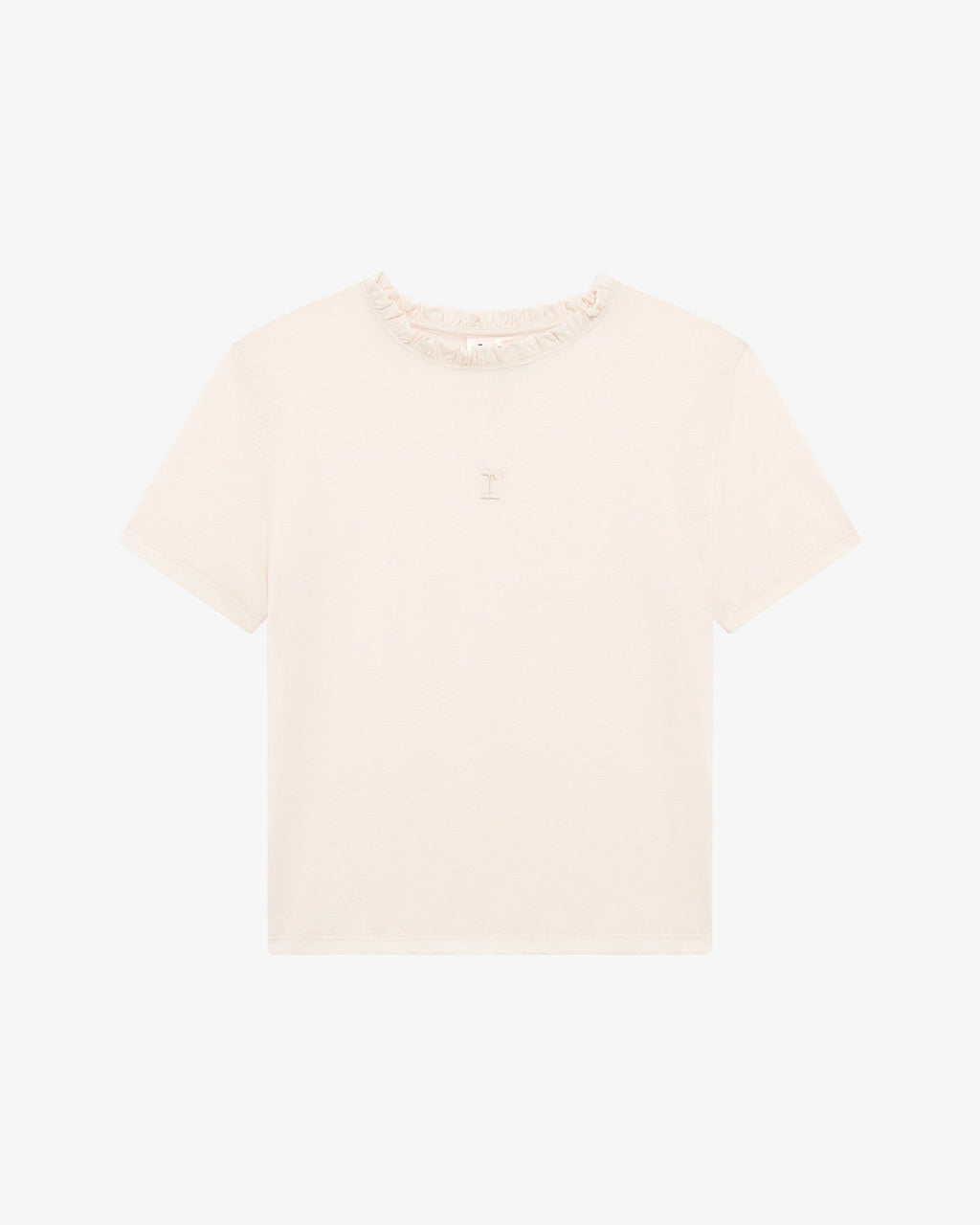 Tee col volanté