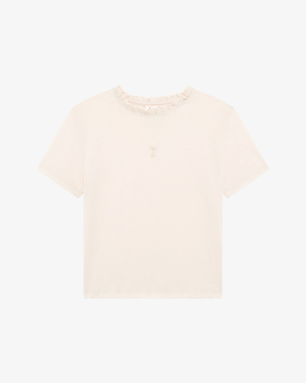 Tee col volanté