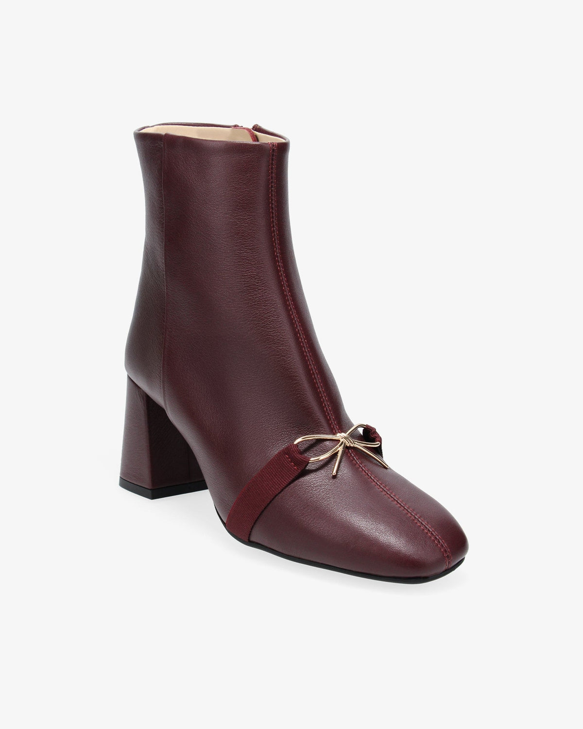 Bottines Phoebe nœud metal - semelle gomme