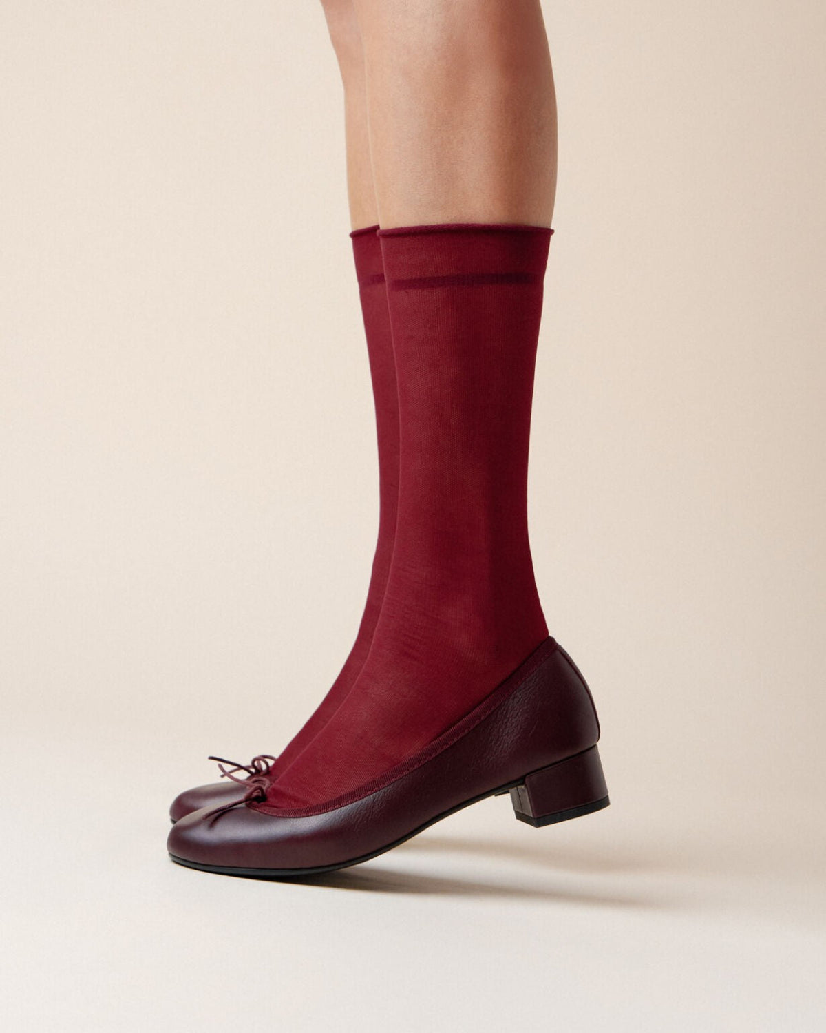 Ballerines Camille - semelle gomme