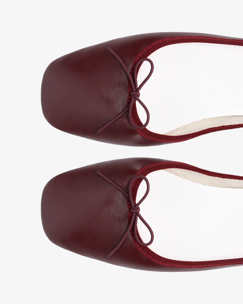 Ballerines Garance - bout carré - semelle gomme