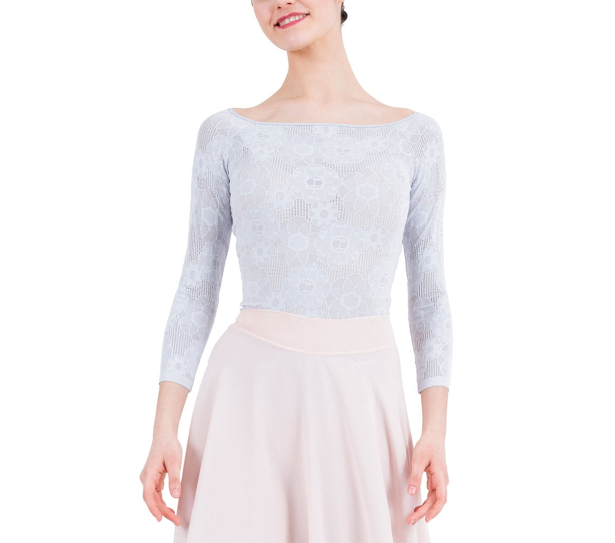 Top manches longues en dentelle